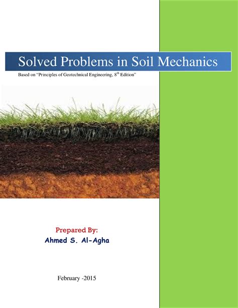 between 35 and 65 fines); therefore, the soil is classified as MS sandy. . Soil mechanics problems and solutions pdf
